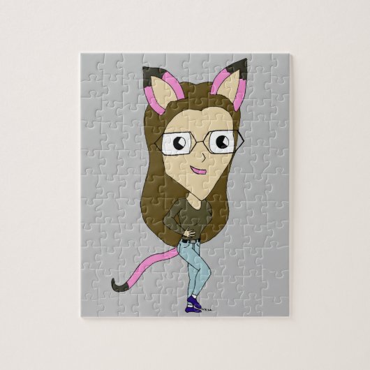 Puzzle chatte chibi (Vertical)