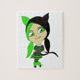 Puzzle chatte chibi