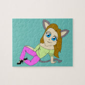 Puzzle chatte chibi (Horizontal)