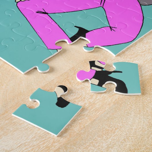 Puzzle chatte chibi (Côté)