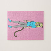 Puzzle chatte fille (Horizontal)