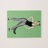Puzzle chatte fille (Horizontal)