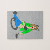 Puzzle chatte fille (Horizontal)