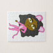 Puzzle chatte rose (Horizontal)