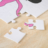 Puzzle chatte rose (Côté)