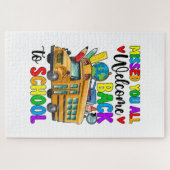 Puzzle Chauffeur de bus de rentrée des classes (Horizontal)