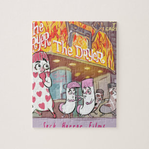 Puzzle Chaussettes Films D'Horreur Le Sèche Drôle