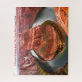 Puzzle Chaussure À Cheval Canyon Utah. voeux de Noël (Vertical)