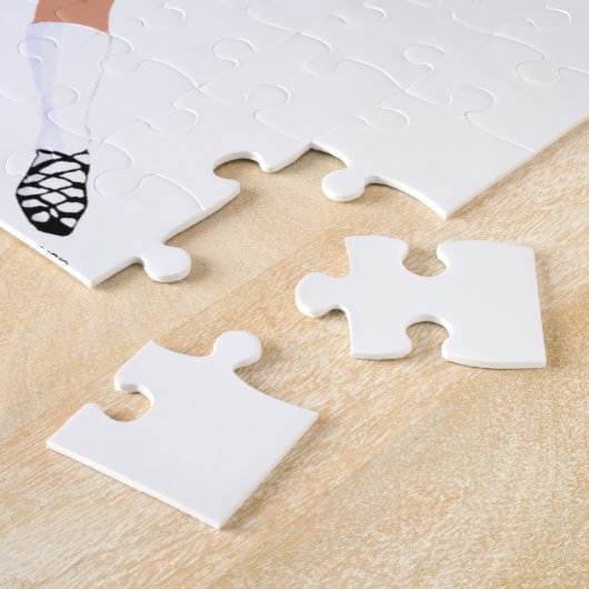 Puzzle Chaussure molle danseur irlandais en rouge (Côté)