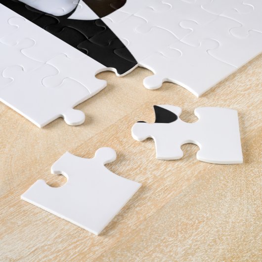 Puzzle Chaussures noires élégantes à talons hauts. Imagin (Côté)