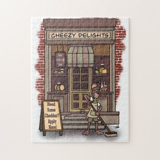 Puzzle Cheddar surdimensionné (Vertical)