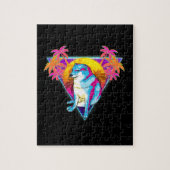 Puzzle Cheems Chien Funny Shiba Inu Dank Mème 80s Vaporwa (Vertical)