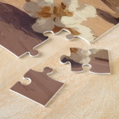 Puzzle Cheerful Beagle Puppy in Stocking Cap Cozy (Côté)