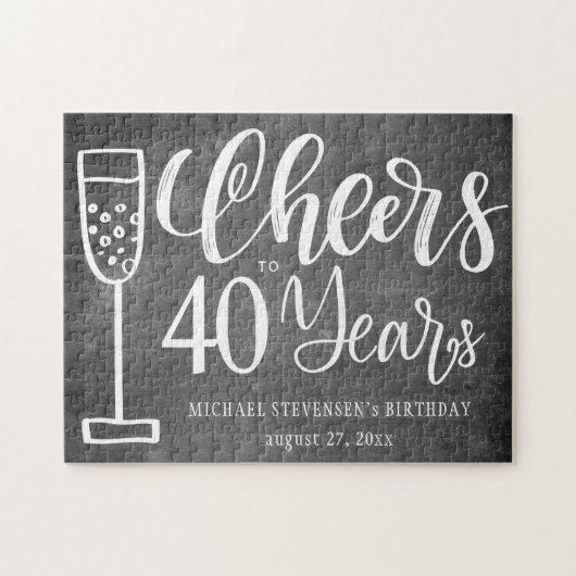 Puzzle Cheers à 40 ans (Horizontal)