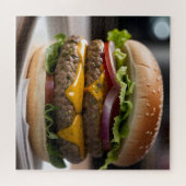 Puzzle Cheeseburger (Horizontal)