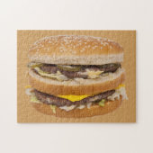 Puzzle Cheeseburger double restauration rapide (Horizontal)