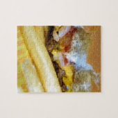 Puzzle Cheeseburger et Fries (Horizontal)
