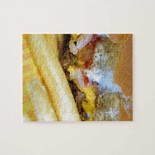 Puzzle Cheeseburger et Fries (Horizontal)
