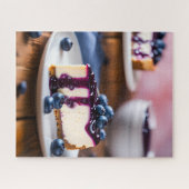 Puzzle Cheesecake aux bleuets (Horizontal)