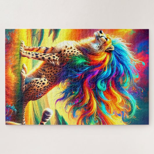 Puzzle Cheetah (Horizontal)