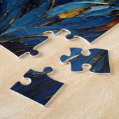 Puzzle Cheetah aux fleurs (Côté)