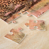 Puzzle Cheetah et Antelopes par Swan, animal sauvage Vint (Côté)