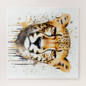 Puzzle Cheetah Portrait (Horizontal)