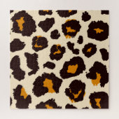 Puzzle Cheetah Skin, Texture Poster de animal. (Horizontal)