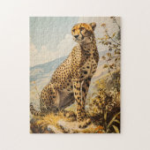 Puzzle Cheetah vintage (Vertical)