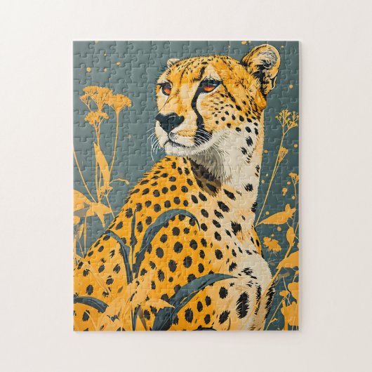 Puzzle Cheetah vintage (Vertical)