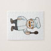 Puzzle Chef avec casquette et cuillère à soupe du chef (Horizontal)