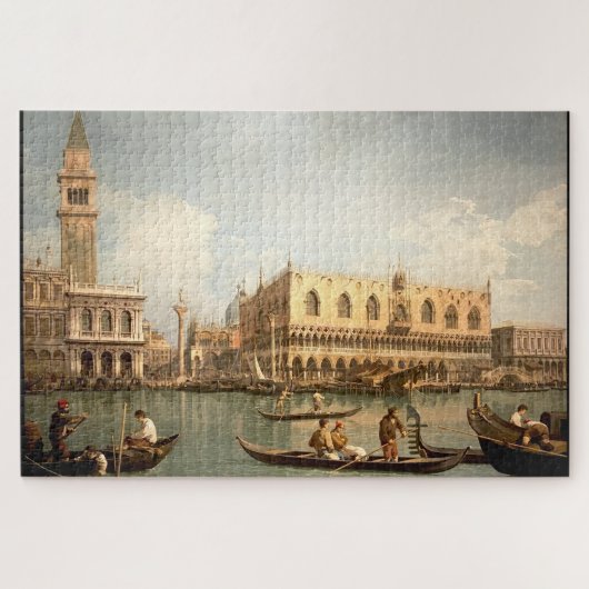 Puzzle Chef d'oeuvre de Canaletto - Vue sur San Marco Ven (Horizontal)