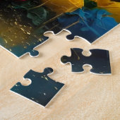 Puzzle Chef-d'oeuvre numérique 3D Golden Bald Eagle par A (Côté)