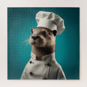 Puzzle Chef Otter (Vertical)