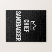 Puzzle Chef Sandbagger Golf mème Bjj Chess Sandbag (Horizontal)