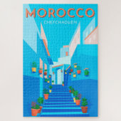 Puzzle Chefchaouen Maroc Voyage (Vertical)