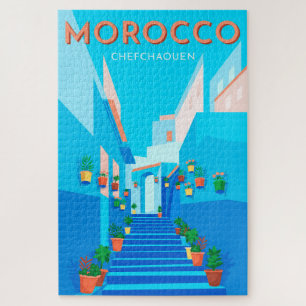 Puzzle Chefchaouen Maroc Voyage