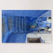 Puzzle Chefchaouen - the blue city of Morocco (Horizontal)