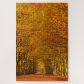 Puzzle Chemin à travers une forêt d'automne (Vertical)