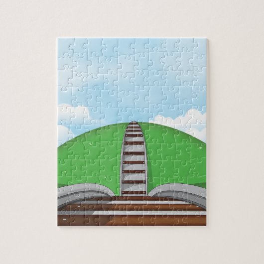 Puzzle Chemin de fer (Vertical)