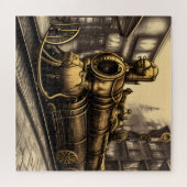 Puzzle Chemin de fer transsibérien Steampunk (Horizontal)