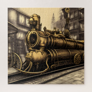 Puzzle Chemin de fer transsibérien Steampunk