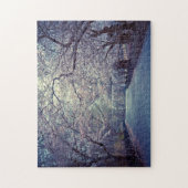 Puzzle Chemin de fleurs de cerisier de Central Park (Vertical)