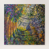 Puzzle Chemin de l'impressionnisme : Aquarelle de la forê (Horizontal)