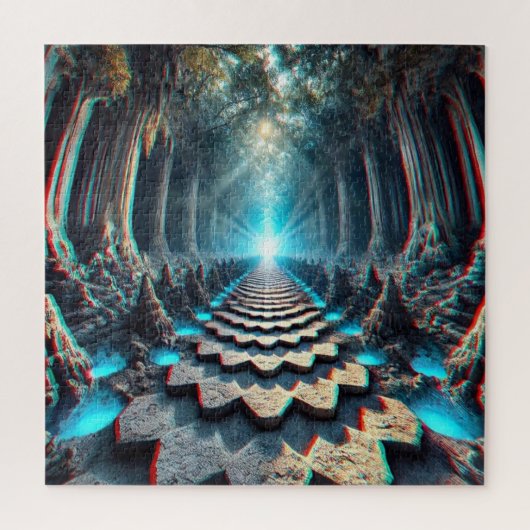 Puzzle Chemin de l'Infinité : La descente de la grotte de (Vertical)