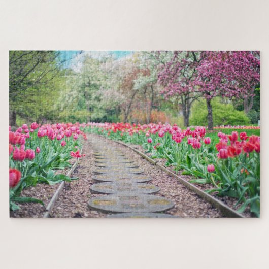Puzzle Chemin de tulipe pittoresque (Horizontal)