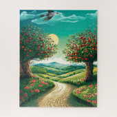 Puzzle Chemin de verger enchanté (Vertical)