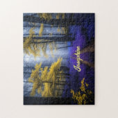 Puzzle Chemin d'or à travers la forêt Bleue (Vertical)