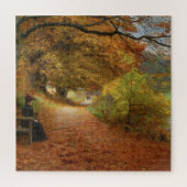 Puzzle Chemin en bois en automne Hans Andersen Brendekild (Vertical)
