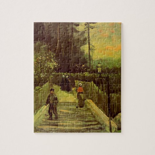 Puzzle Chemin en pente à Montmartre par Vincent van Gogh (Vertical)